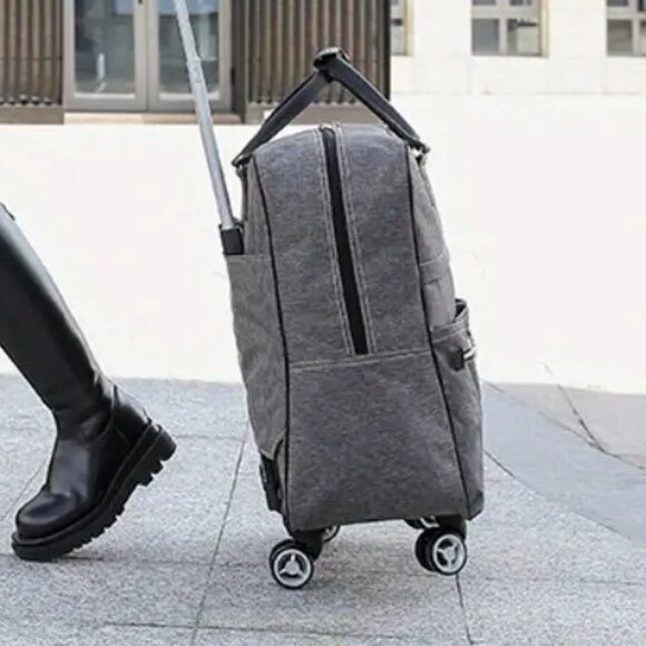 NWT Large-Capacity Folding Travel Trolley - Picture 7 of 9